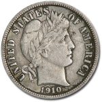 1910 Barber Dime XF