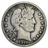 1910 Barber Half Dollar Fine