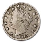 1910 Liberty Head V Nickel Fine