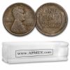 1910 Lincoln Cent 50-Coin Roll Avg Circ