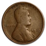 1910 Lincoln Cent Good/VF