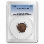 1910 Lincoln Cent MS-64 PCGS (Brown)