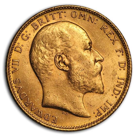 1910-S Australia Gold Sovereign Edward VII BU