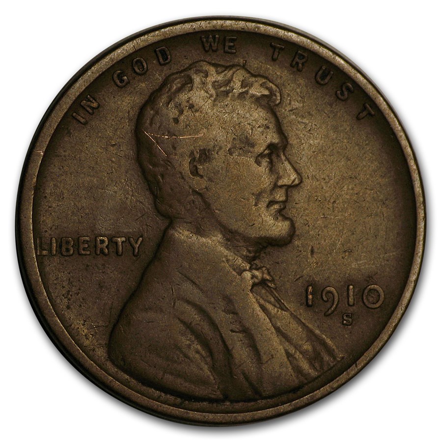 1910-S Lincoln Cent Fine
