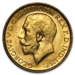 1911-1931-P Australia Gold Sovereign George V BU