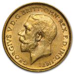 1911-1931-S Australia Gold Sovereign George V AU
