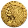 1911 $2.50 Indian Gold Quarter Eagle AU
