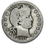 1911 Barber Quarter Good/VG