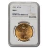 1911-D $20 St Gaudens Gold Double Eagle MS-63 NGC
