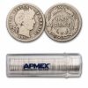 1911-D Barber Dime 50-Coin Roll Avg Circ