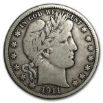 1911-D Barber Half Dollar Fine