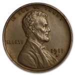 1911-D Lincoln Cent AU