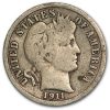 1911-S Barber Dime Good/VG