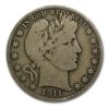 1911-S Barber Half Dollar VG