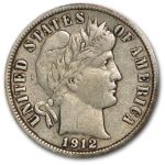 1912 Barber Dime XF