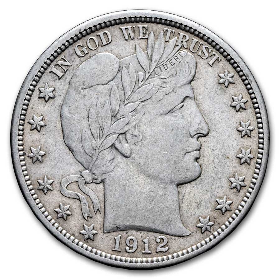 1912 Barber Half Dollar AU