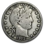 1912 Barber Half Dollar Fine