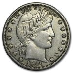1912 Barber Half Dollar XF