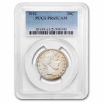 1912 Barber Quarter PR-65 Cameo PCGS