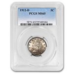 1912-D Liberty Head V Nickel MS-65 PCGS