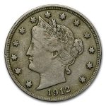 1912-D Liberty Head V Nickel VF