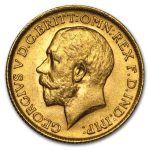 1912 Great Britain Gold Sovereign George V BU