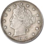 1912 Liberty Head V Nickel XF