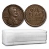 1912 Lincoln Cent 50-Coin Roll Avg Circ