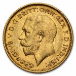 1912-S Australia Gold 1/2 Sovereign AU