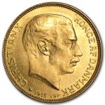 1913-1917 Denmark Gold 20 Kroner Christian X BU
