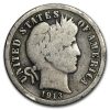 1913 Barber Dime Good/VG