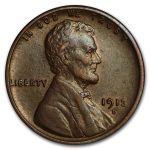 1913-D Lincoln Cent AU