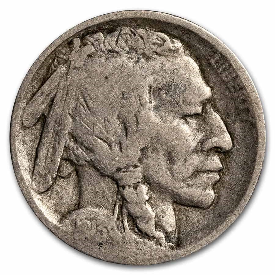 1913-D Type-II Buffalo Nickel VG