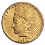 1913-S $10 Indian Gold Eagle AU