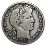 1913-S Barber Half Dollar Fine