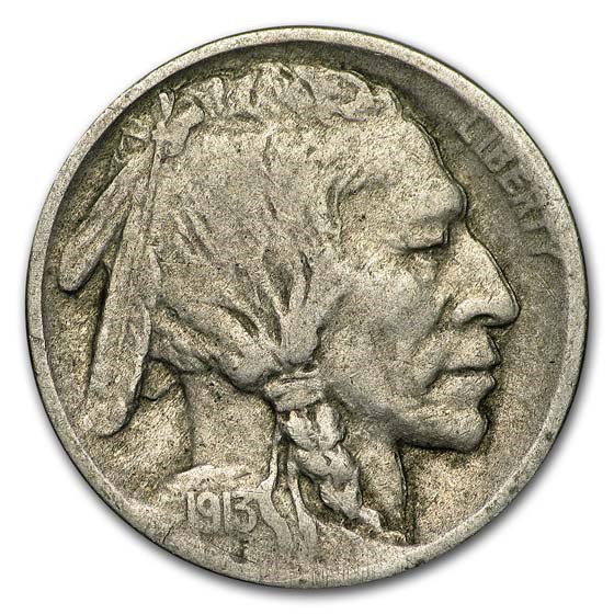 1913 Type-I Buffalo Nickel VG