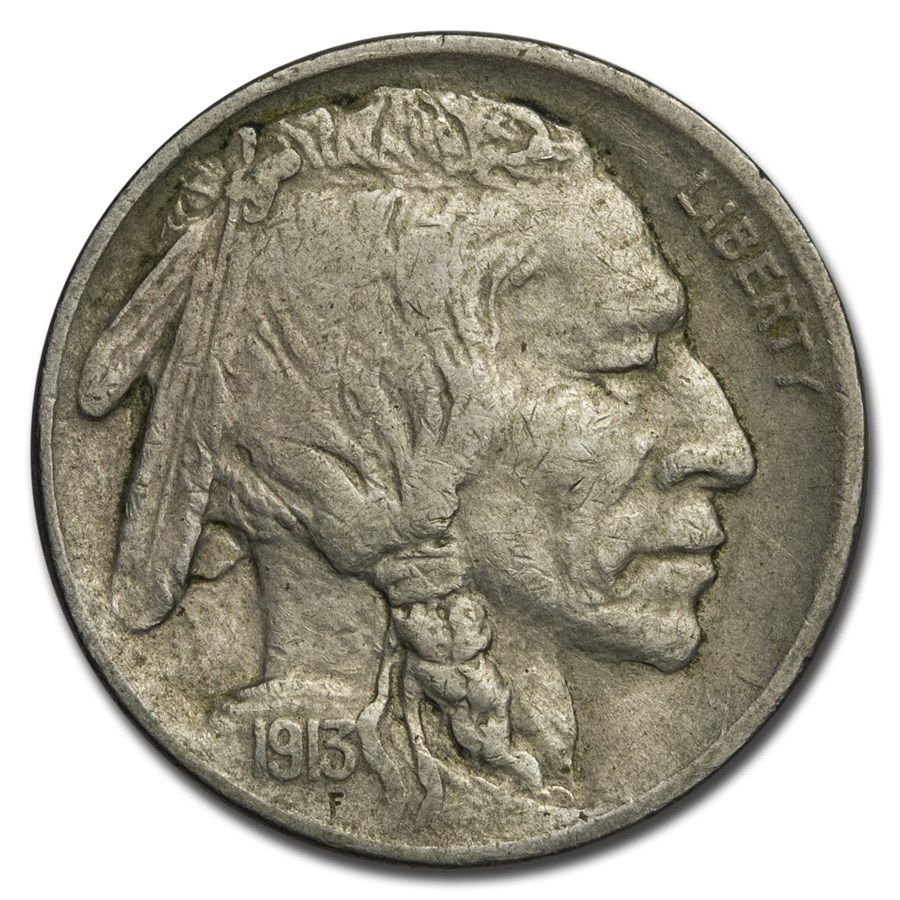 1913 Type-II Buffalo Nickel VF