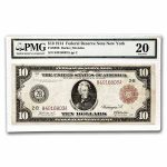 1914 (B-New York) $10 FRN VF-20 PMG (Fr#893B) Red Seal