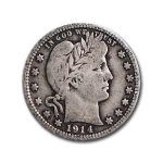 1914 Barber Quarter VG