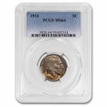 1914 Buffalo Nickel MS-64 PCGS