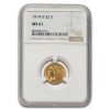 1914-D $2.50 Indian Gold Quarter Eagle MS-61 NGC