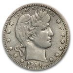 1914-D Barber Quarter Fine