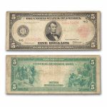 1914 (D-Cleveland) $5.00 FRN VG (Fr#835b) Red Seal