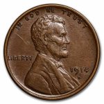 1914-D Lincoln Cent AU
