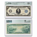 1914 (F-Atlanta) $10 FRN VF-25 PMG (Fr#925)