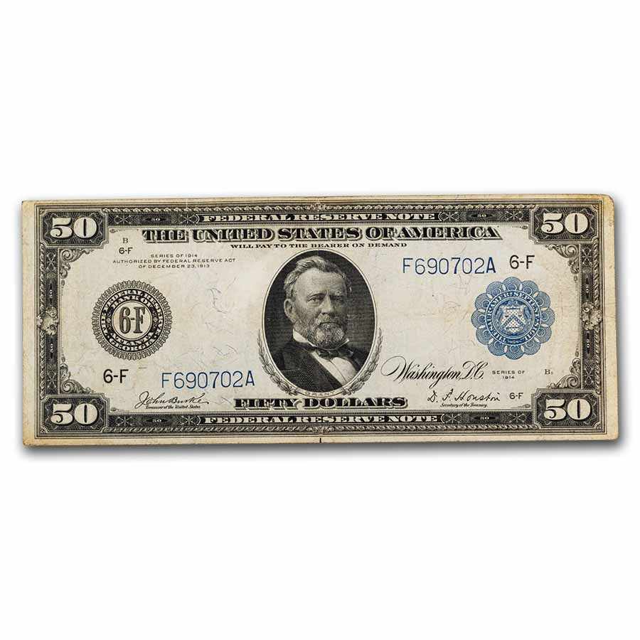 1914 (F-Atlanta) $50 FRN VF (Fr#1046)