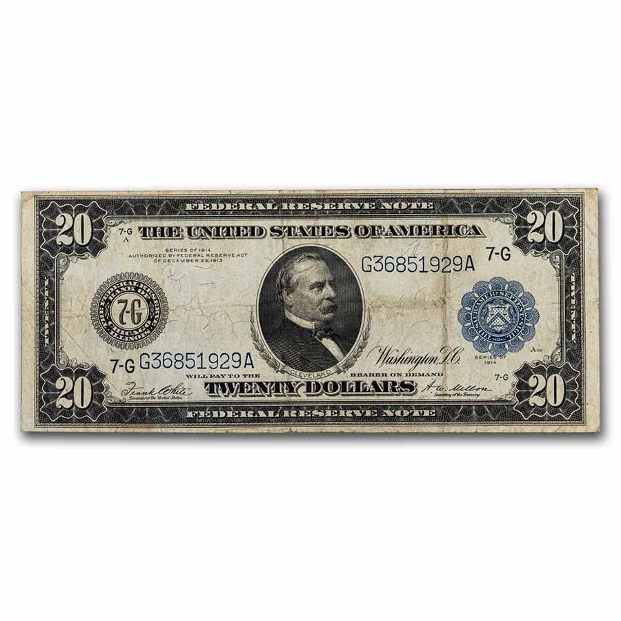 1914 (G-Chicago) $20 FRN Fine (Fr#991A)