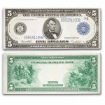 1914 (G-Chicago) $5.00 FRN CCU (Fr#871B)