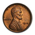 1914 Lincoln Cent BU (Red/Brown)