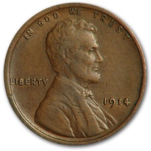 1914 Lincoln Cent VF